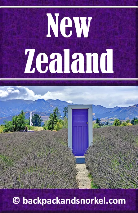 Backpack and Snorkel New Zealand Travel Guide - New Zealand Purple Travel Guide