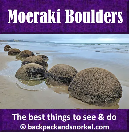 Moeraki Boulders in New Zealand