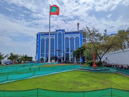 Republic Square (Jumhooree Maidhaan) in Male in the Maldives