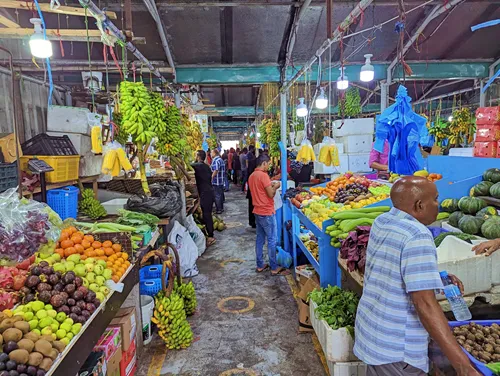 Male Local Market in Male in the Maldives