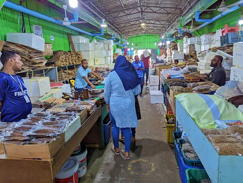 Male Local Market in Male in the Maldives