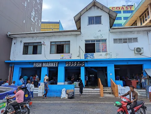 Fish Market in Male in the Maldives