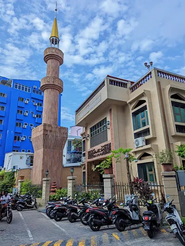 Masjid Al-Sultan Mohamed Imaadhudheen in Male in the Maldives