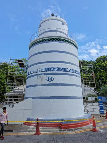 Hukuru Miskiiy (Old Friday Mosque) in Male in the Maldives