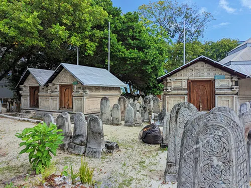 Hukuru Miskiiy (Old Friday Mosque) in Male in the Maldives