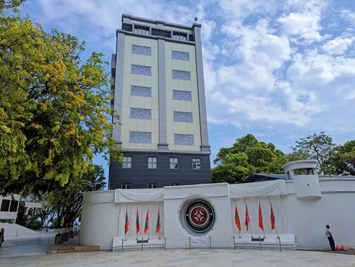 Victory Monument in Male in the Maldives