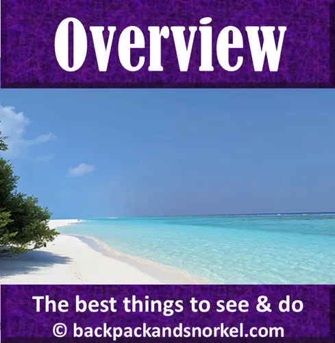 Backpack and Snorkel Travel Guide for the Maldives - Maldives Purple Travel Guide