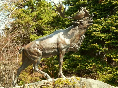 Newfoundland Memorial in Bowring Park in Newfoundland 