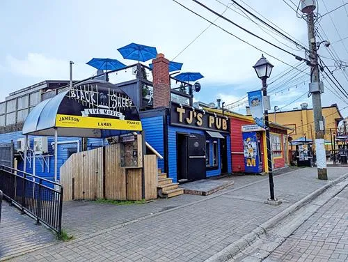 George Street in St. John's in Newfoundland 