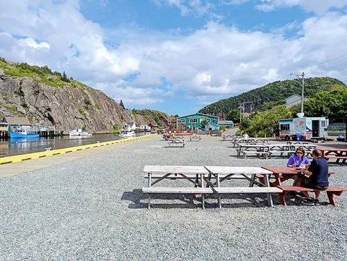 The Wharf in Quidi Vidi in Newfoundland 