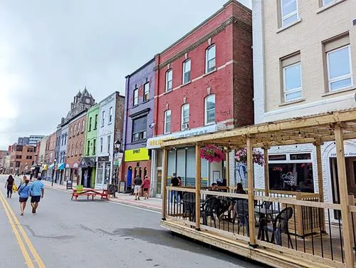 Water Street in St. John's in Newfoundland 