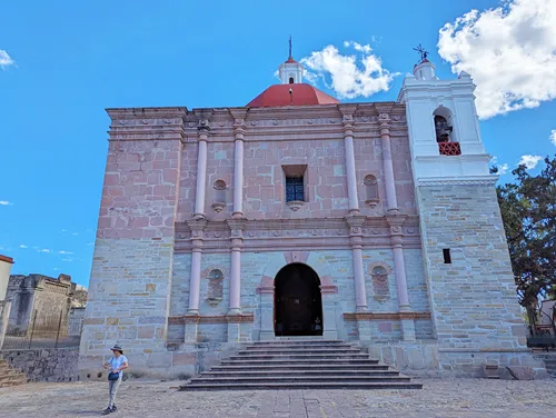 Templo Católico de San Pablo Villa de Mitla in Mitla in Oaxaca