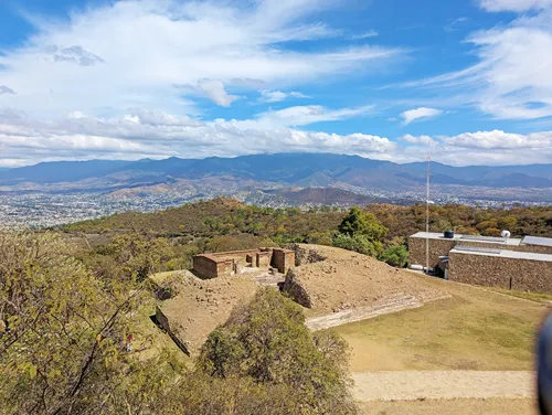 Building X in Monte Alban in Oaxaca