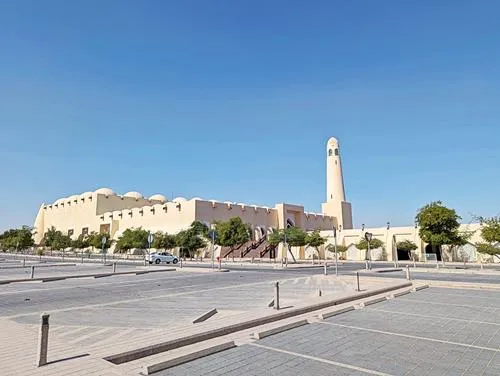 State Grand Mosque (Imam Muhammad ibn Abd al-Wahhab Mosque) in Doha in Qatar