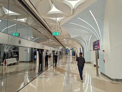 Metro in Doha in Qatar