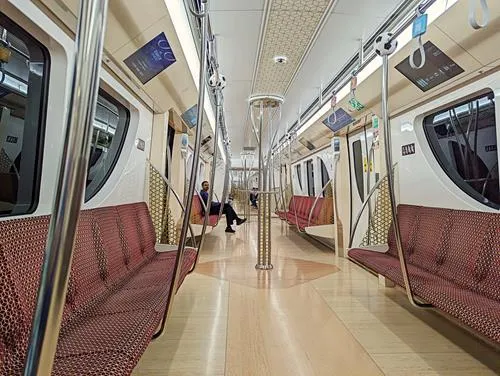 Metro in Doha in Qatar