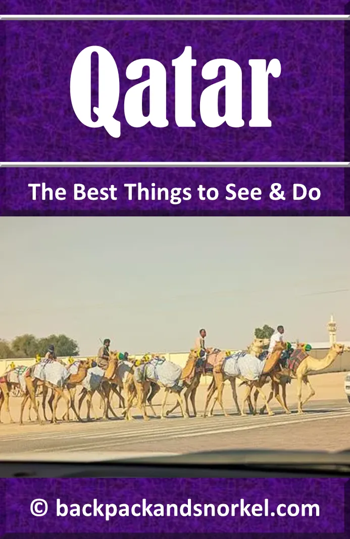 Backpack and Snorkel Qatar Travel Guide - Qatar Purple Travel Guide
