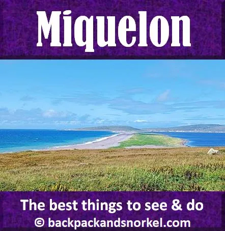 Backpack and Snorkel Travel Guide for St. Pierre and Miquelon - St. Pierre and Miquelon Purple Travel Guide
