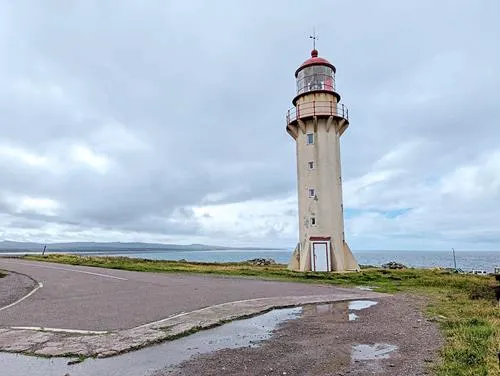 Cap Blanc Lighthouse in Miquelon 