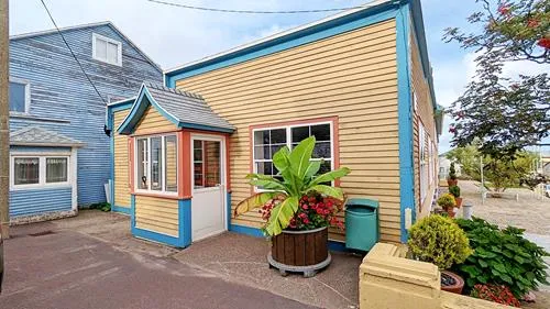 colorful houses in St. Pierre