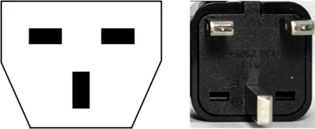 Type G electrical power plug and socket
