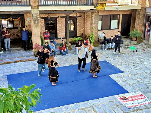 Tundikhel in Bandipur, Nepal