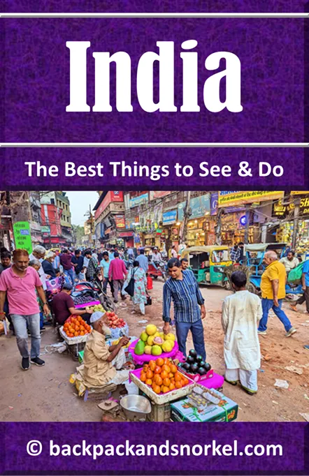Backpack and Snorkel India Travel Guide - India Purple Travel Guide