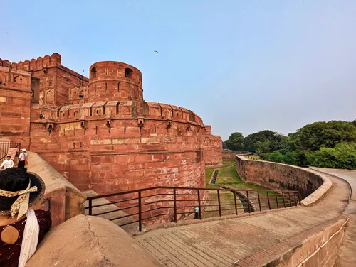 Amar Singh Gate at Agra Fort in Agra in India