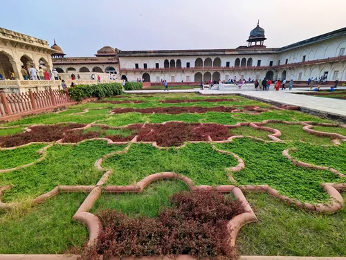 Anguri Bagh (Grape Garden) at Agra Fort in Agra in India