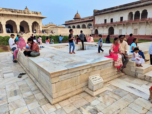 Anguri Bagh (Grape Garden) at Agra Fort in Agra in India