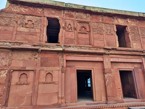 The Bengali Mahal at Agra Fort in Agra in India