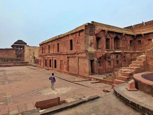 The Bengali Mahal at Agra Fort in Agra in India