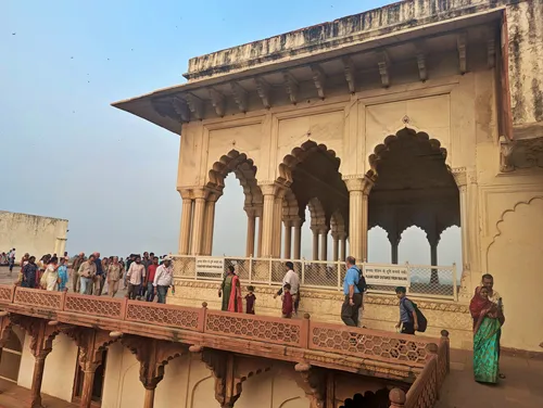 Diwan-i-Khas (Hall of Private Audience) at Agra Fort in Agra in India