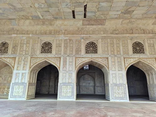 Diwan-i-Khas (Hall of Private Audience) at Agra Fort in Agra in India