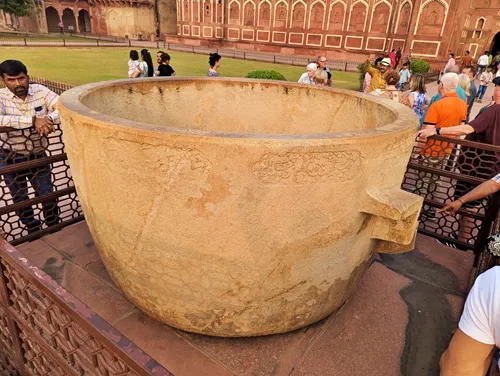 Hauz-i-Jahangiri at Agra Fort in Agra in India