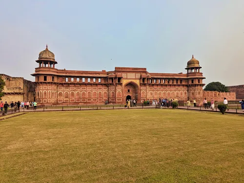 Jahangir Palace (Jahangiri Mahal) at Agra Fort in Agra in India