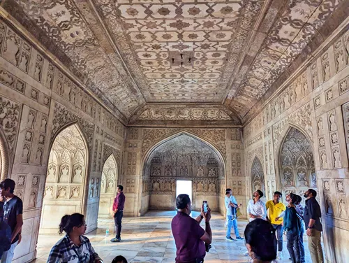 Khas Mahal at the Agra Fort Agra in in India