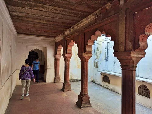 Machchi Bhawan (Fish Enclosure) at Agra Fort in Agra in India