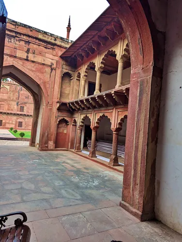 Ratan Singh Ki Haveli (The Mansion of the Raja) at Agra Fort in Agra in India