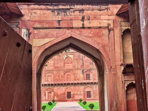Ratan Singh Ki Haveli (The Mansion of the Raja) at Agra Fort in Agra in India