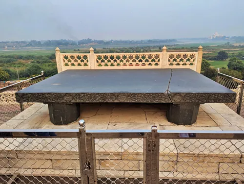 Takht-E-Jahangir (Jahangir’s Throne/Slab) at Agra Fort in Agra in India