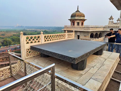 Takht-E-Jahangir (Jahangir’s Throne/Slab) at Agra Fort in Agra in India