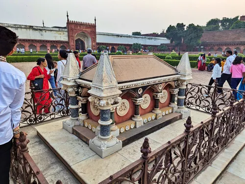 Tomb of John Russell Colvin at Agra Fort in Agra in India
