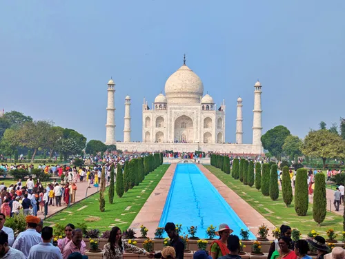 Taj maha in Agra in India