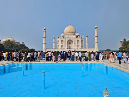 Taj Mahal in Agra in India