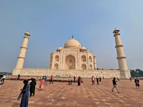 Taj Mahal in Agra in India