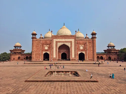 The Jawab  at the Taj Mahal in Agra in India