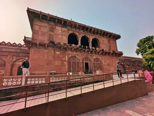 Taj Museum at the Taj Mahal in Agra in India