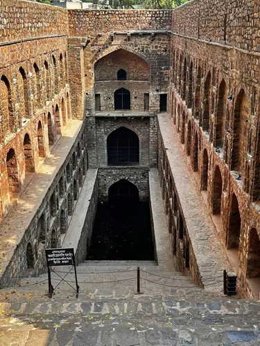 Agrasen ki Baoli Stepwell in Delhi in India