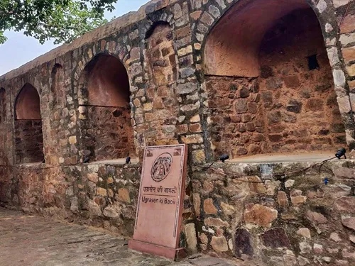 Agrasen ki Baoli Stepwell in Delhi in India